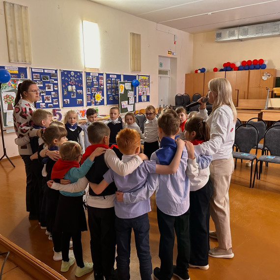 Торжественная церемония посвящения обучающихся начальных классов в Орлята России.
